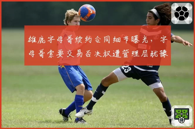 雄鹿字母哥续约合同细节曝光，字母哥索要交易否决权遭管理层犹豫